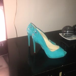 Sexy peep toe heel